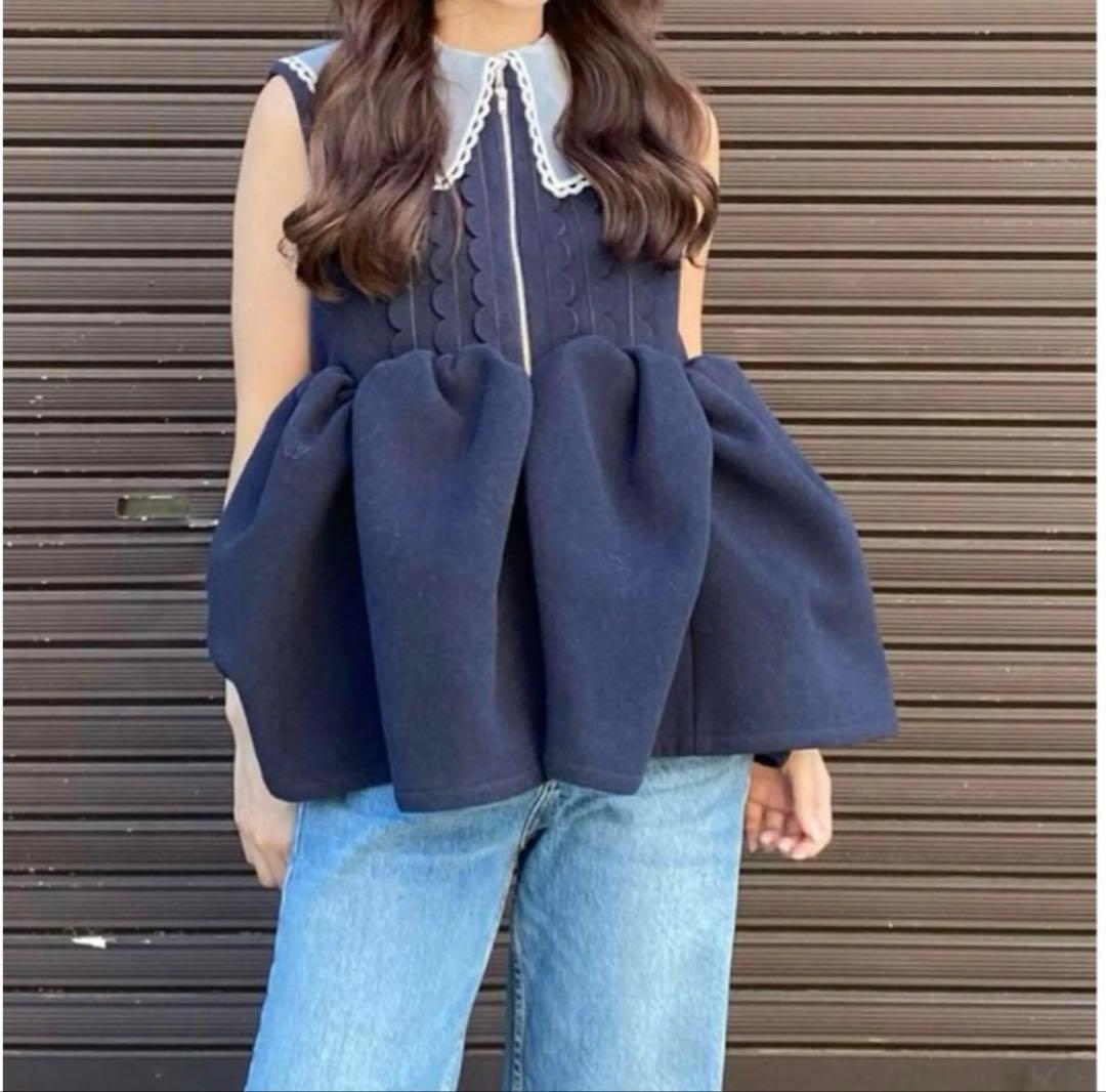 トップス Bibiy ANGIE SLEEVELESS JACKET