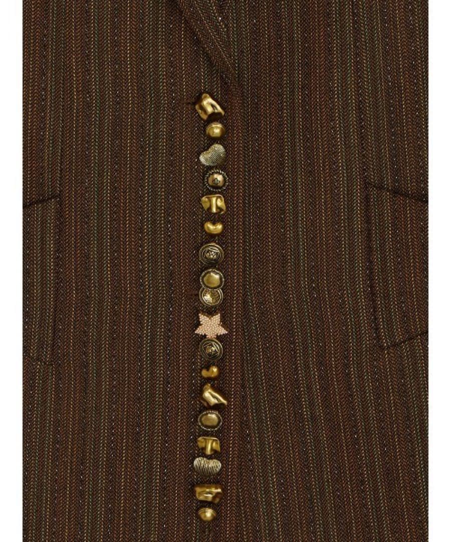 トップス Ameri UND MANY MOTIF BUTTON VEST