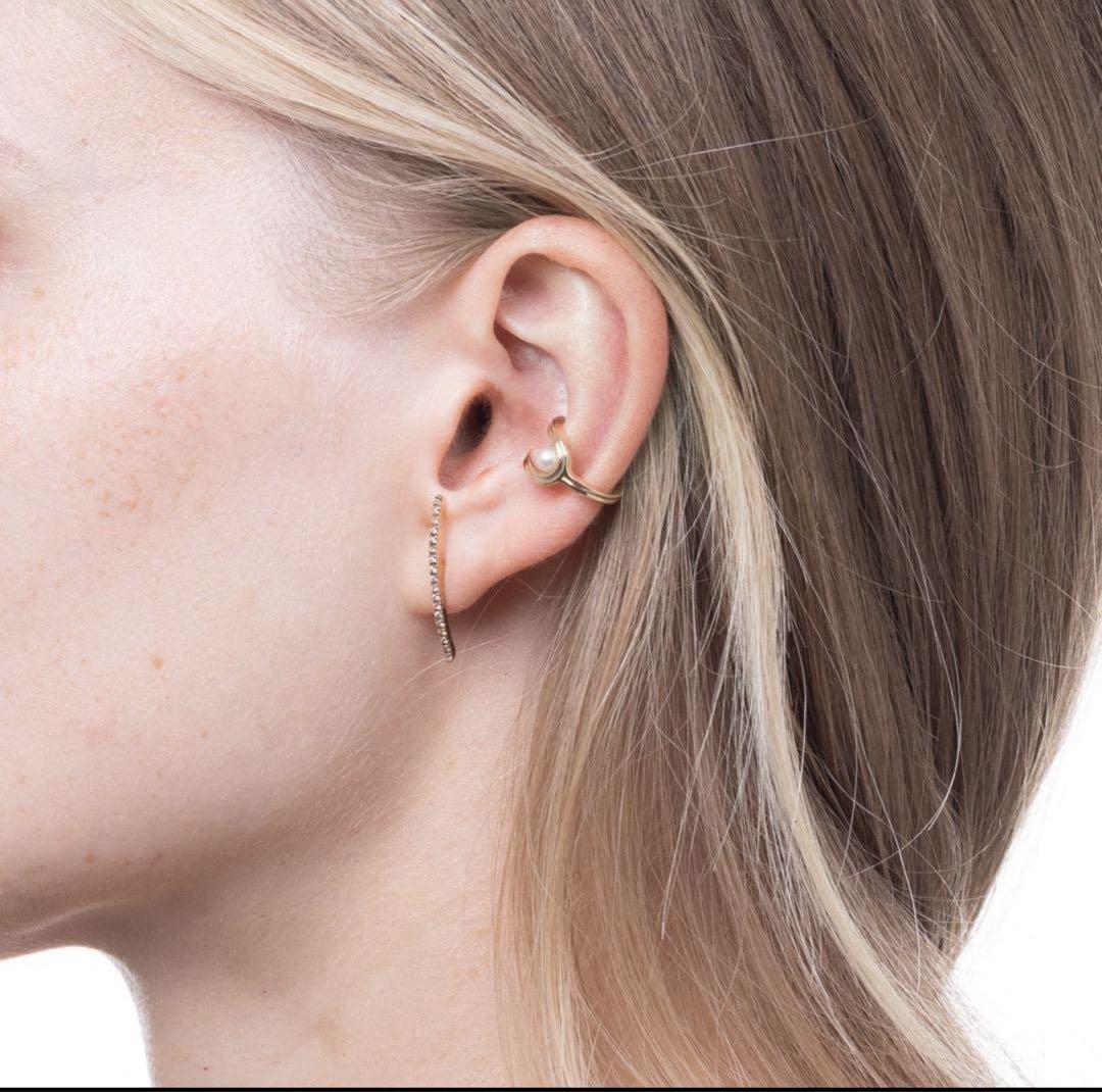 期間限定値下げ！　美品　ヒロタカ　ロングバーピアス　（片耳）