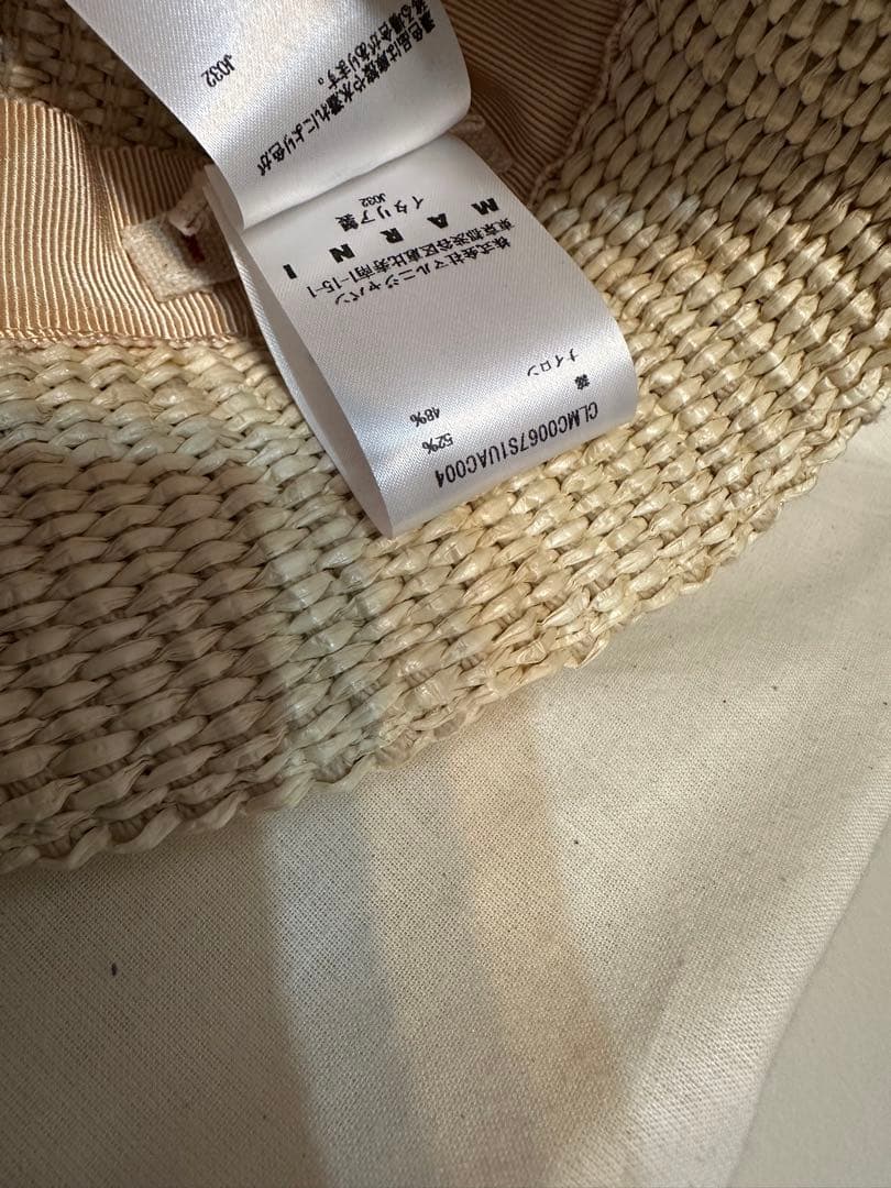 【購入レシート有】マルニ　帽子