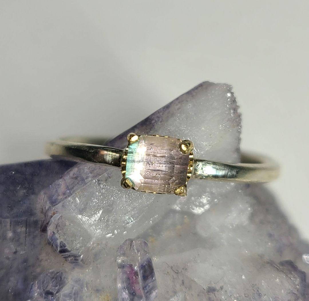 たーちゃん★アフガニスタン産バイカラートルマリン・ブルー、ピンク★