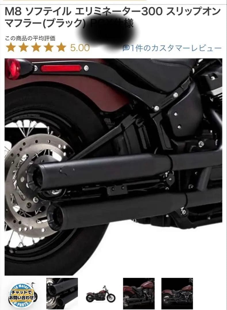 Vance&Hines バンスアンドハインズ　エリミネーター300スリップオン