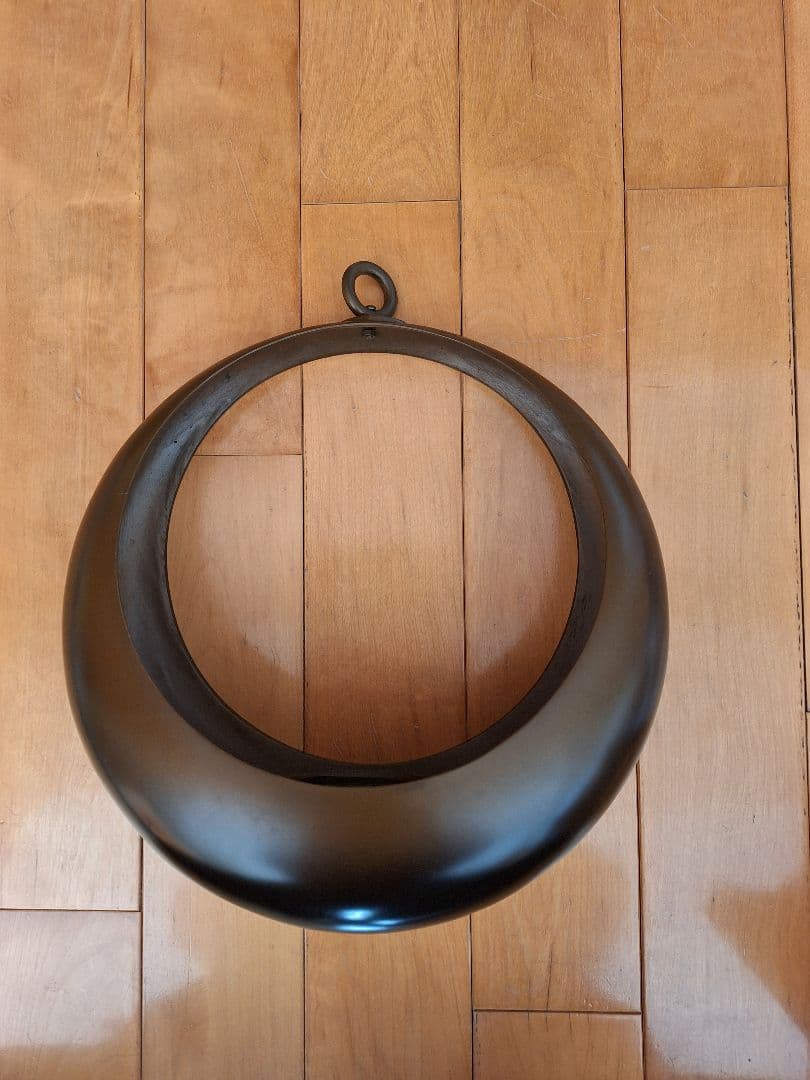 銅製花器　月　池坊