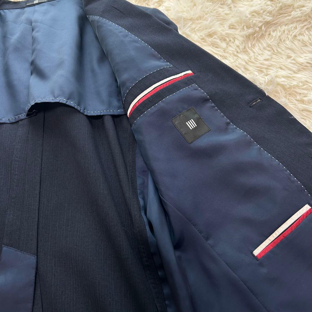 3ピース AB6 SUIT SELECT セットアップスーツ ネイビー