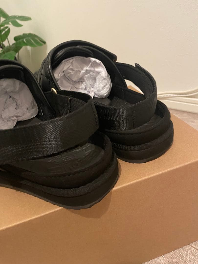 【Racbaki】クロッグシューズ ダブルベルト キルティング Mサイズ