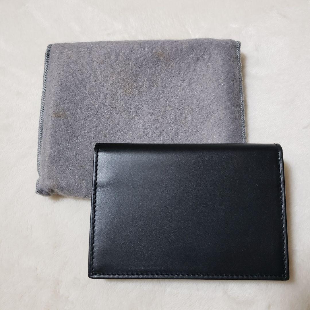 dunhill 黒 レザー 名刺入れ カードケース　パスケース　新品　ダンヒル
