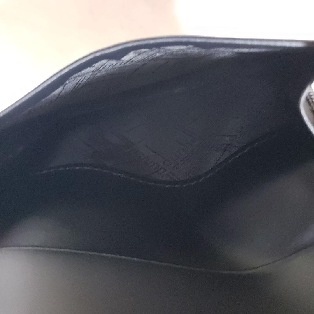 dunhill 黒 レザー 名刺入れ カードケース　パスケース　新品　ダンヒル