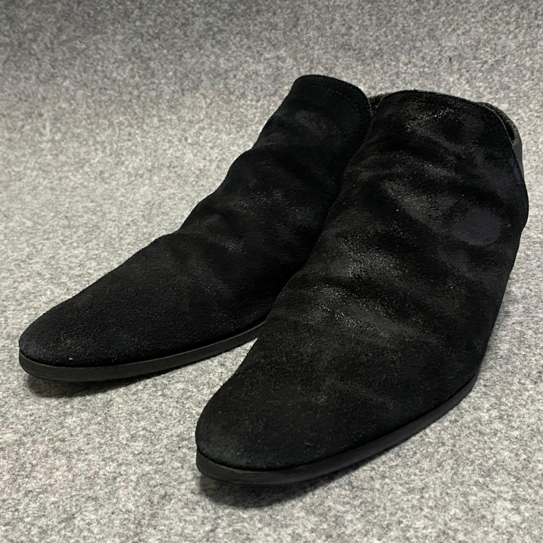 TORNADO MART コーティング加工 レザー ヒール シューズ ミュール