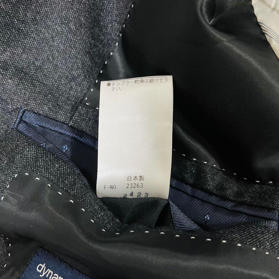 美品 ムッシュニコル エクストラ×ルイジボット シルク混 スーツ グレー 46