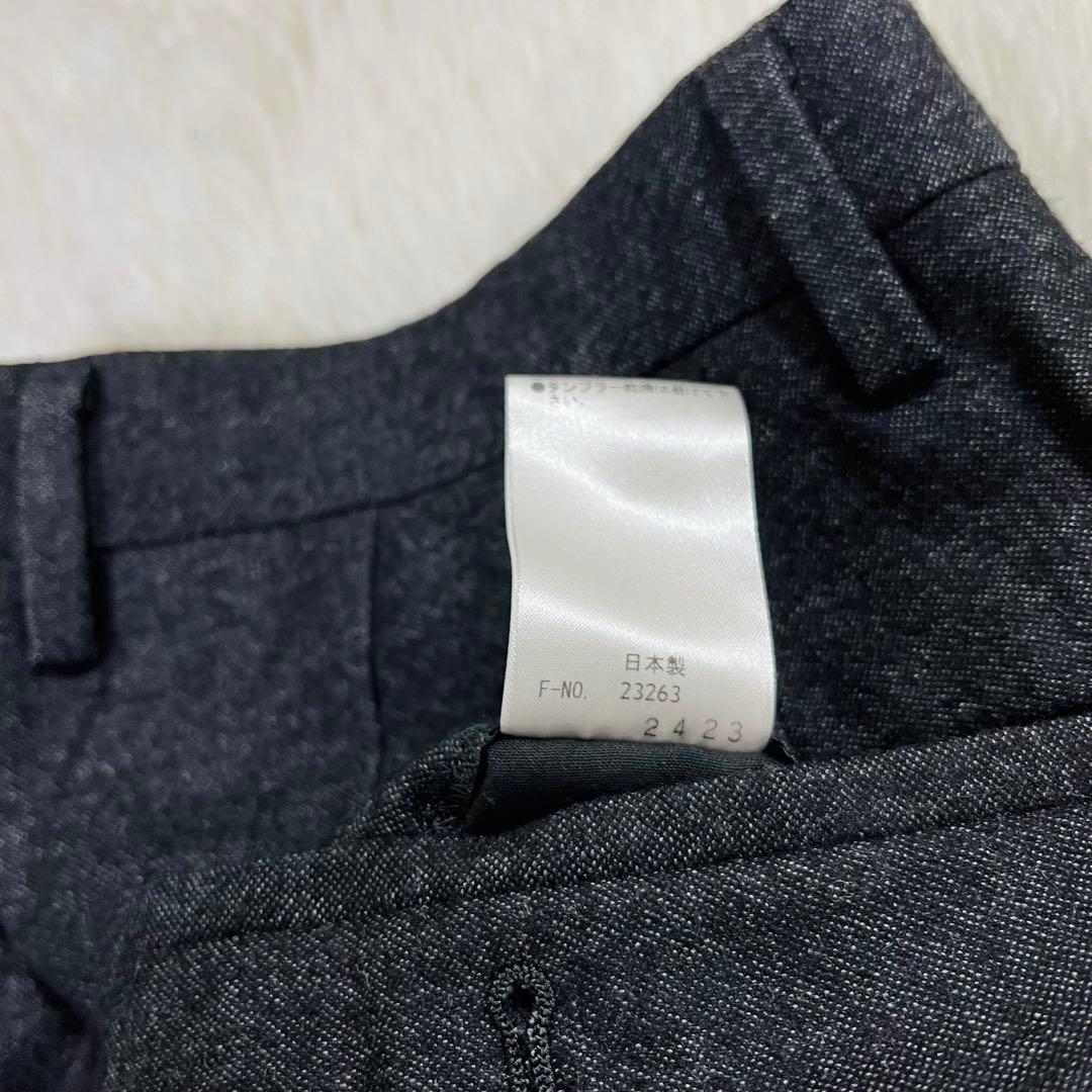 美品 ムッシュニコル エクストラ×ルイジボット シルク混 スーツ グレー 46