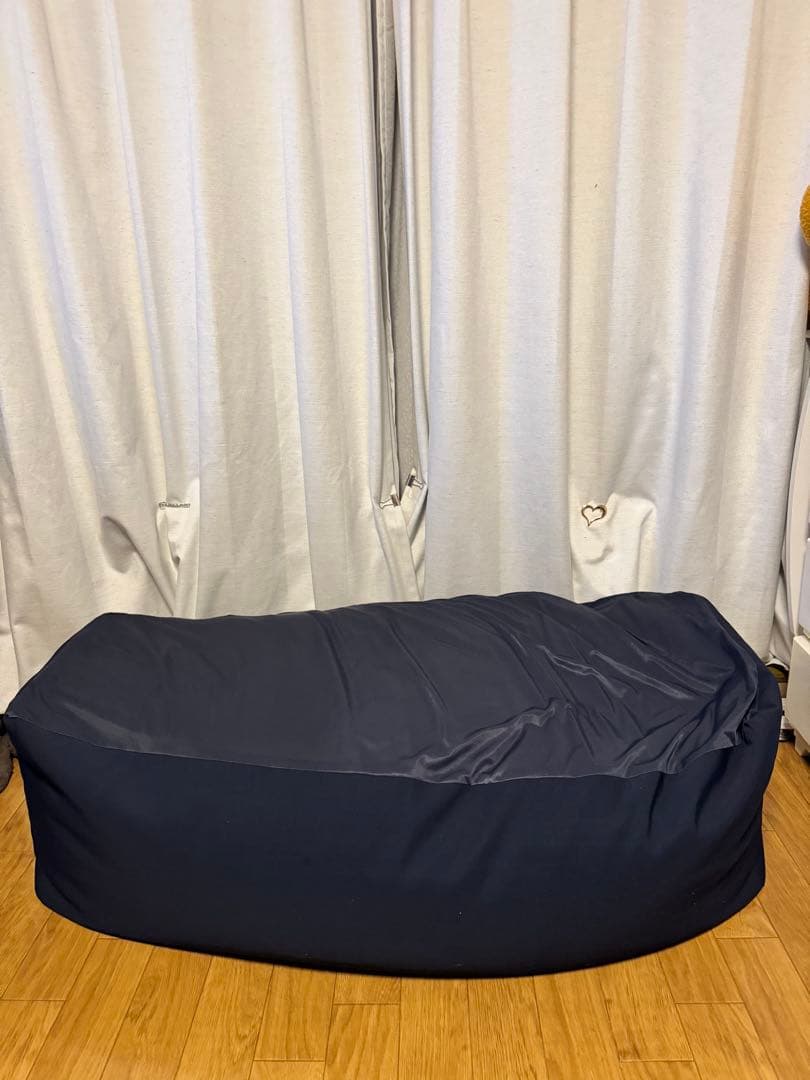 無印良品　体にフィットするソファー　長方形　ネイビー