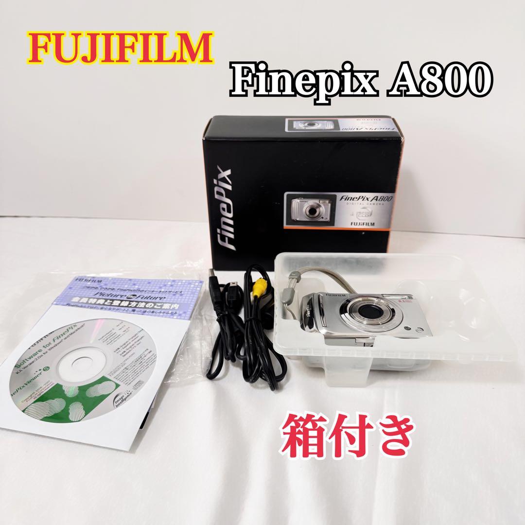 【美品】 Fujifilm フジフィルム Finepix A800 箱付き 電池