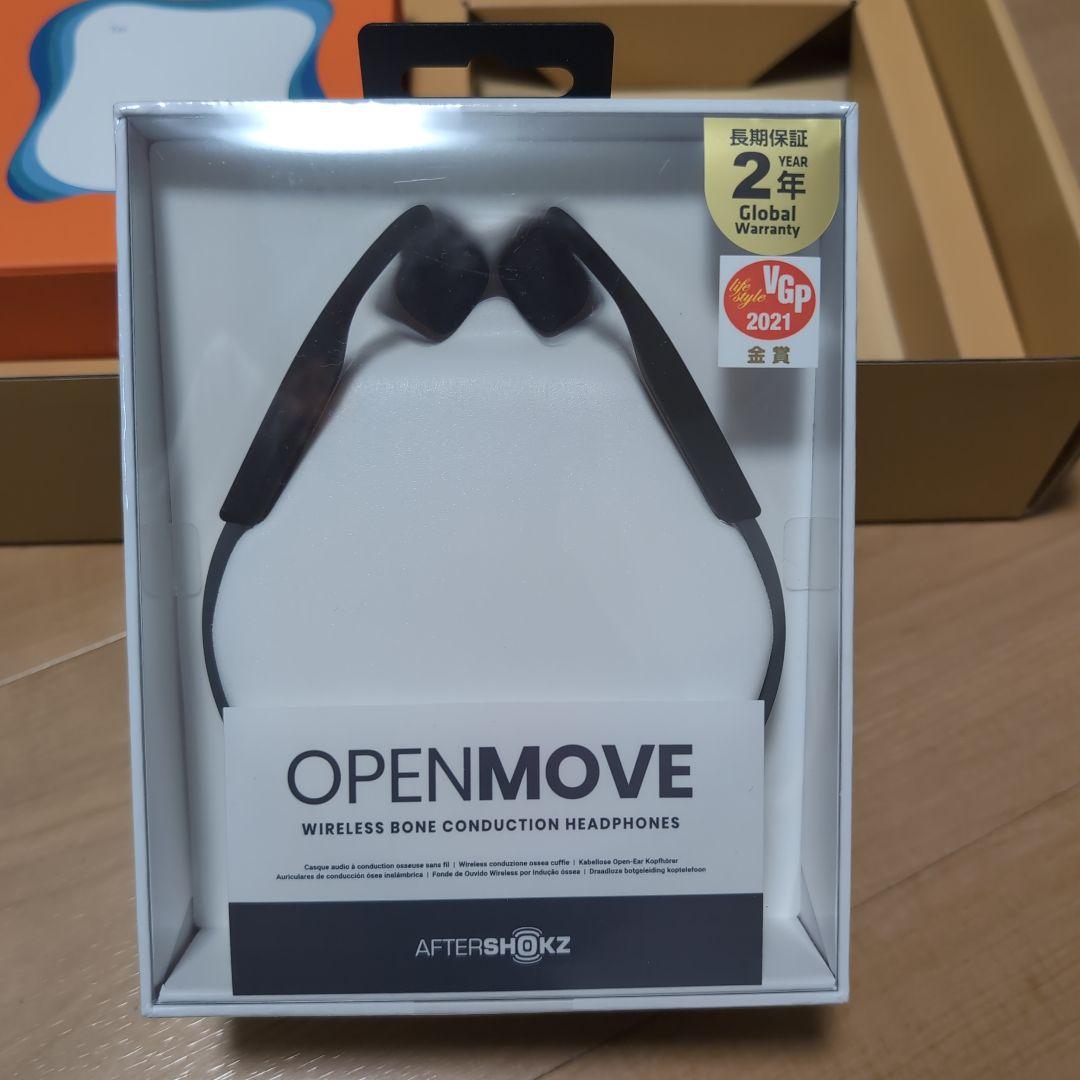 【新品未開封】 SHOKZ OPENMOVE 骨伝導イヤホン グレー