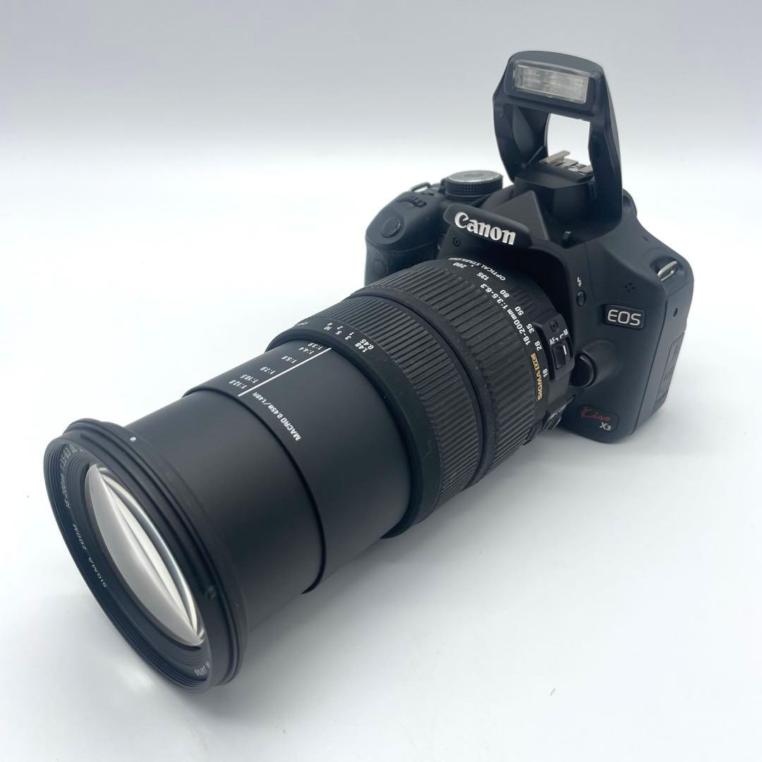 ◯Canon EOS Kiss X3 デジタル一眼レフカメラ シグマレンズ付き