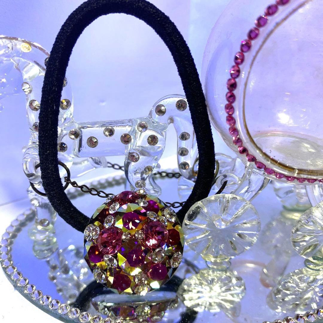 Maiさま❤️スワロフスキー　ヘアゴム❣️