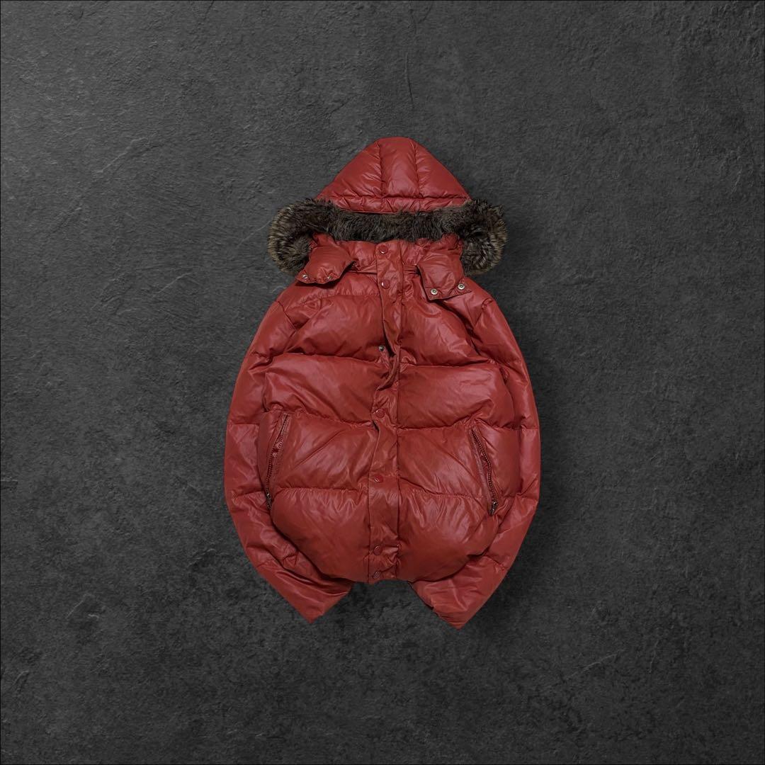 90s old gap ファー ダウンジャケット y2k 平成 グランジ お兄系