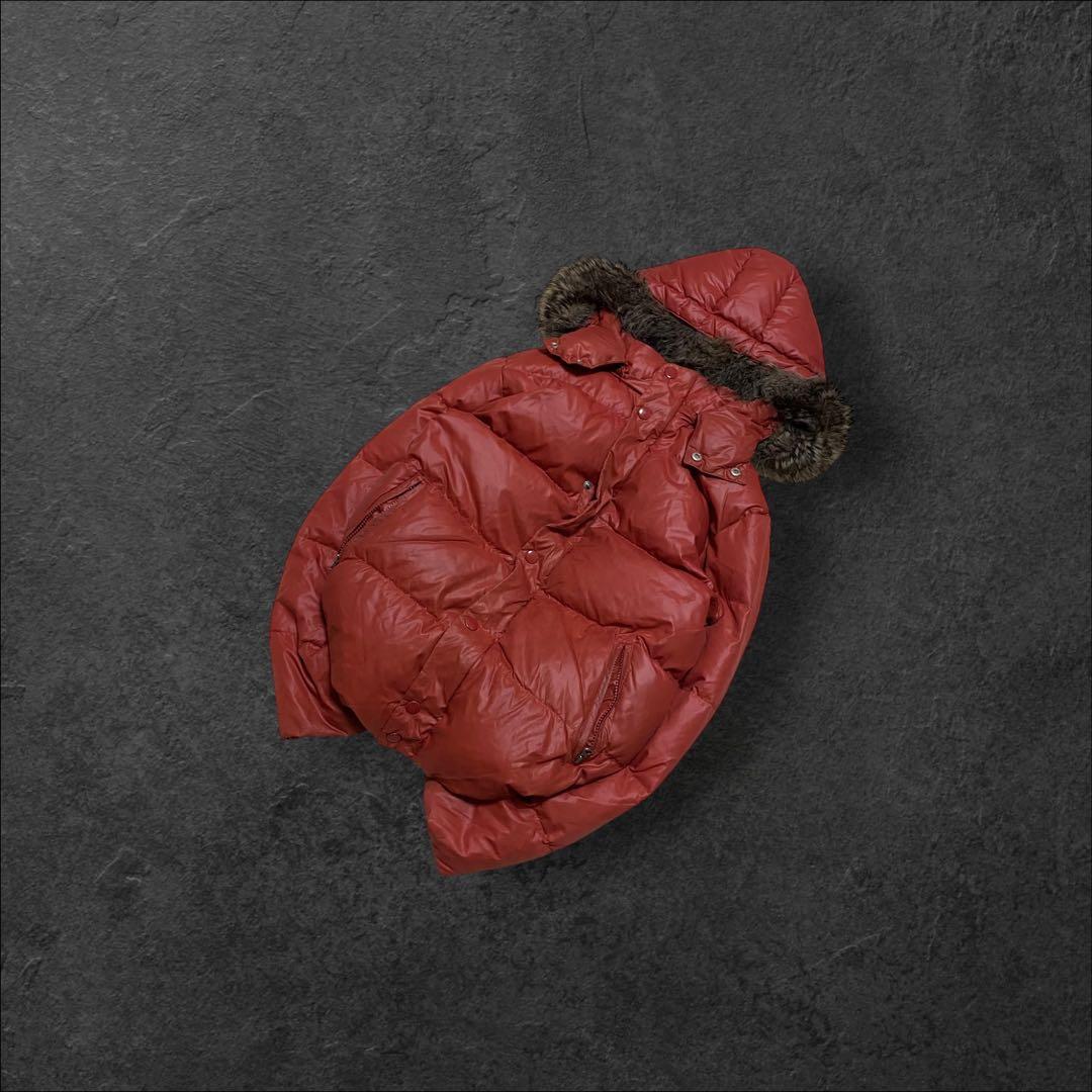 90s old gap ファー ダウンジャケット y2k 平成 グランジ お兄系