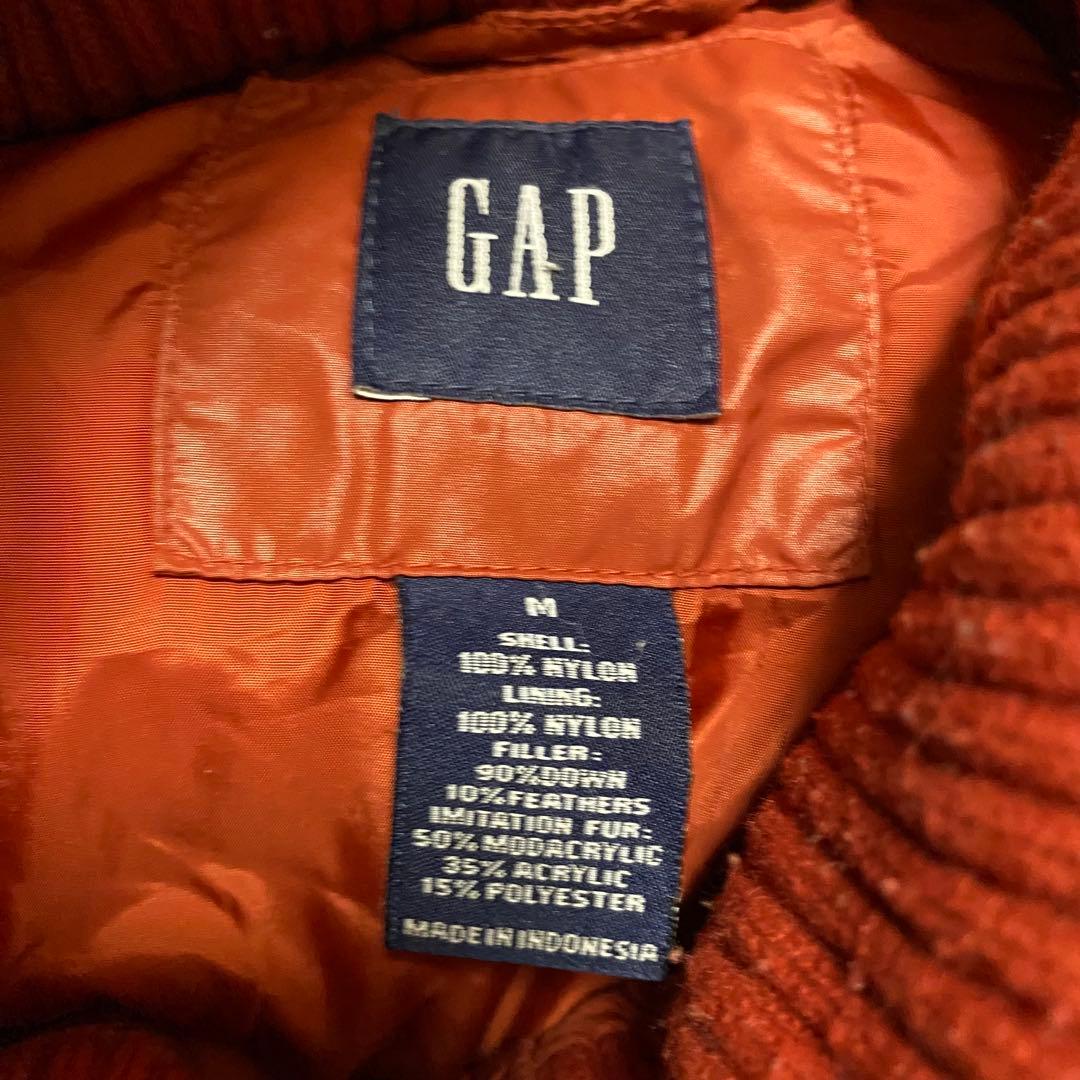 90s old gap ファー ダウンジャケット y2k 平成 グランジ お兄系