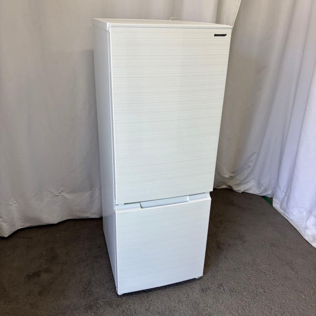 96　SHARP　冷蔵庫　大きめ　一人暮らし　綺麗　中古　設置無料　安い‼️