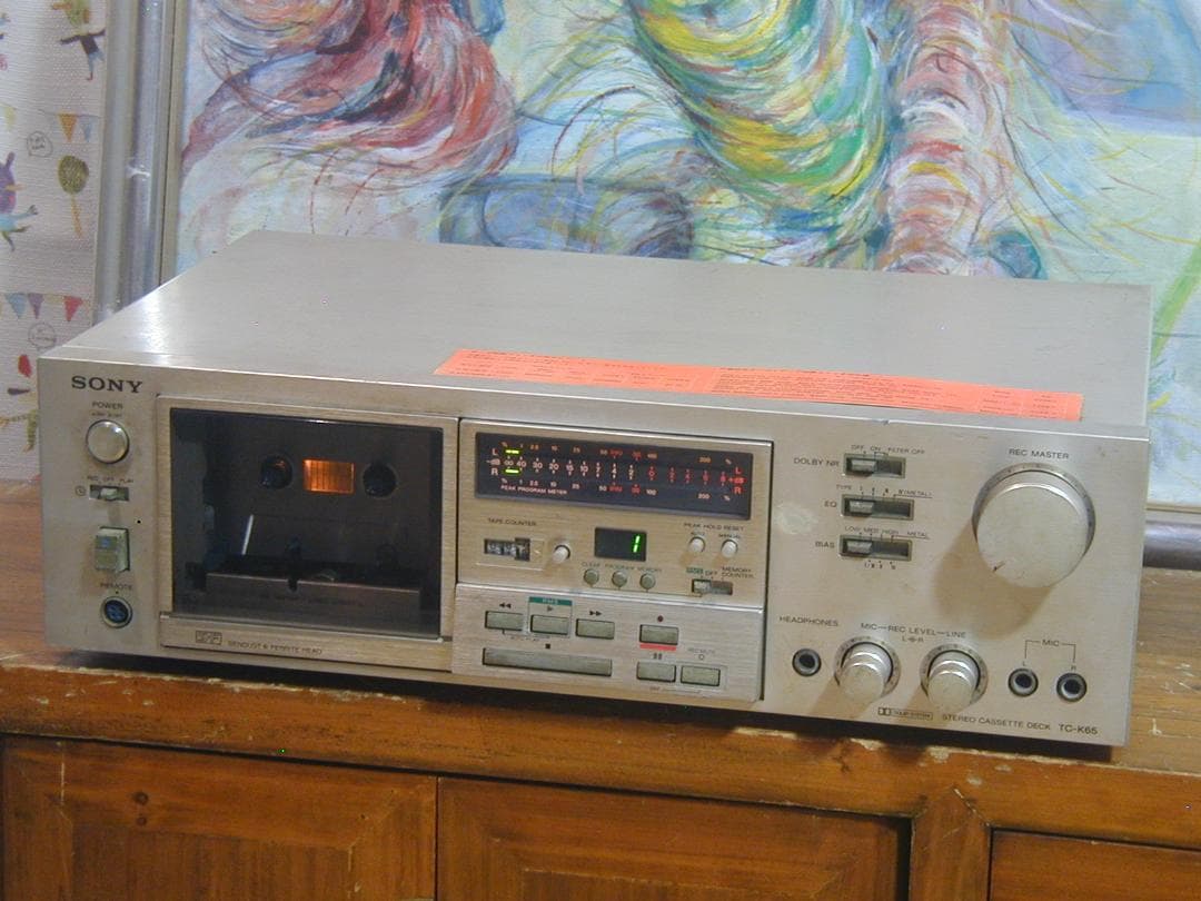 ◆SONY TC-K65 カセットデッキ(1979年頃)　動作しません。◆