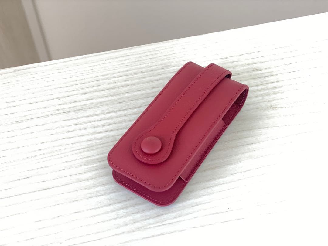 ポルシェレザーキーケース　純正品　ボルドーレッド