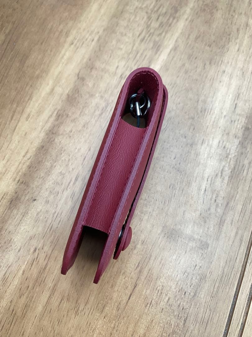 ポルシェレザーキーケース　純正品　ボルドーレッド