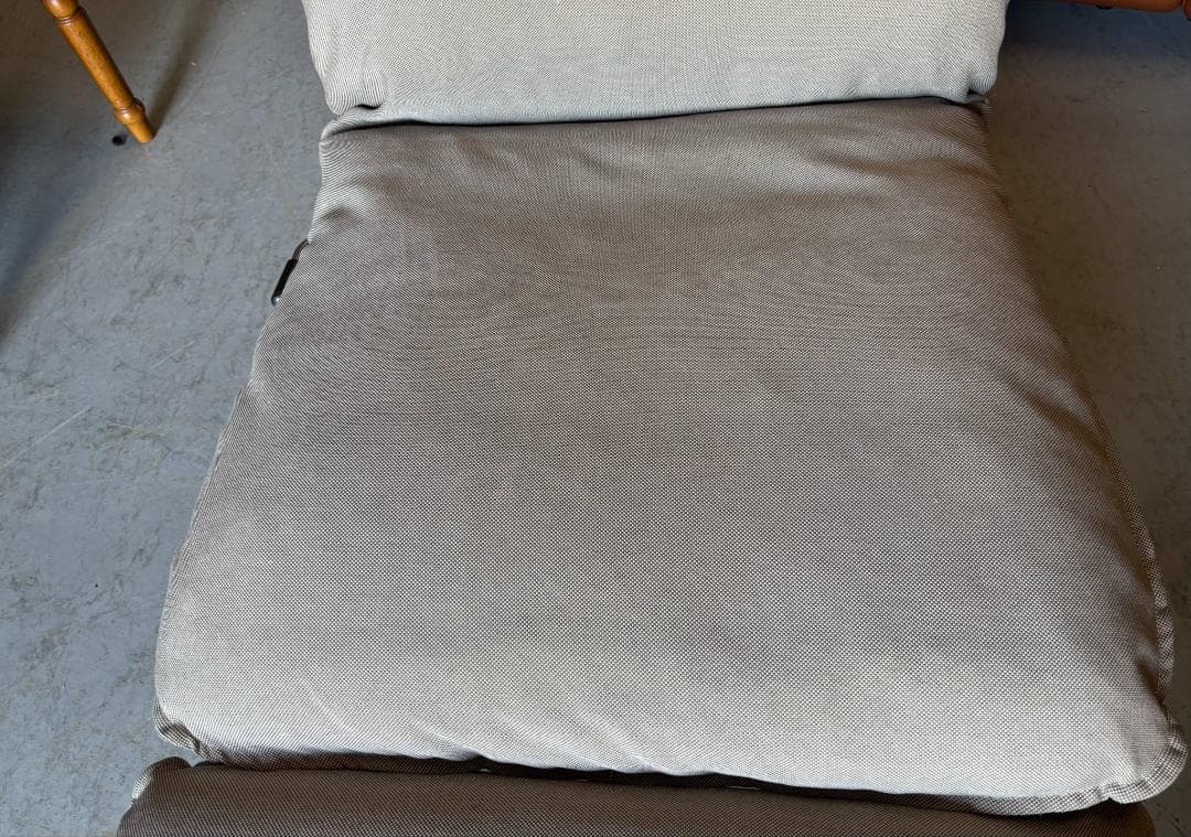 MUJI 無印良品 ハイバックリクライニングソファオットマンセット Used