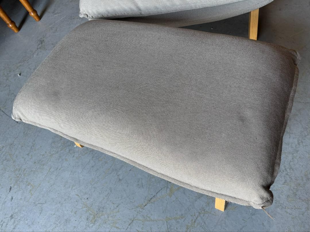 MUJI 無印良品 ハイバックリクライニングソファオットマンセット Used