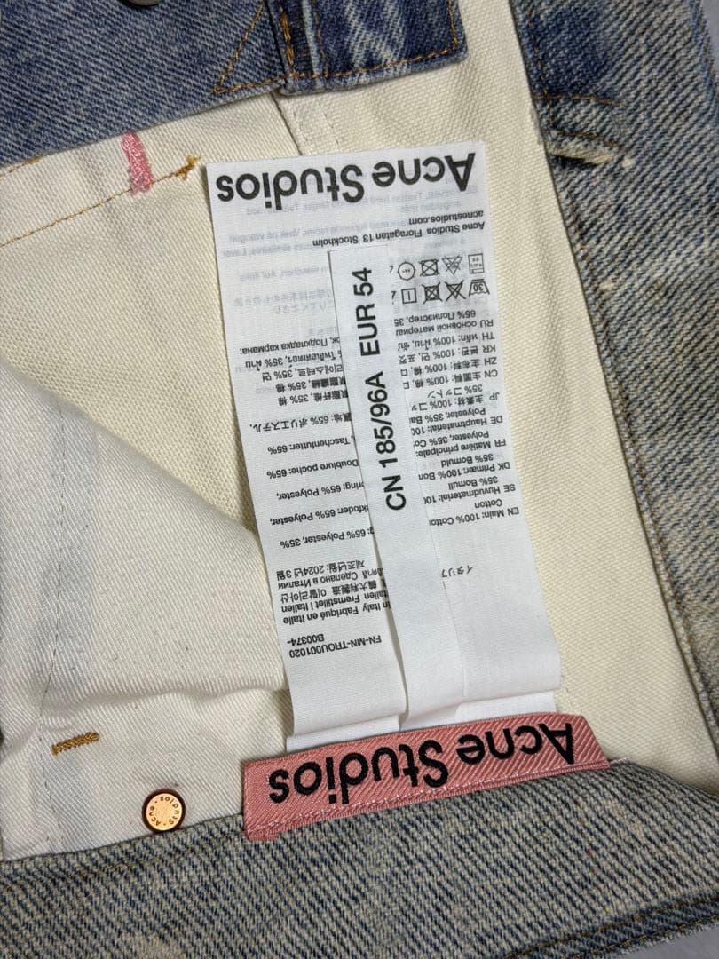 Acne Studios 1981M トロンプルイユ キーチェーンデニム