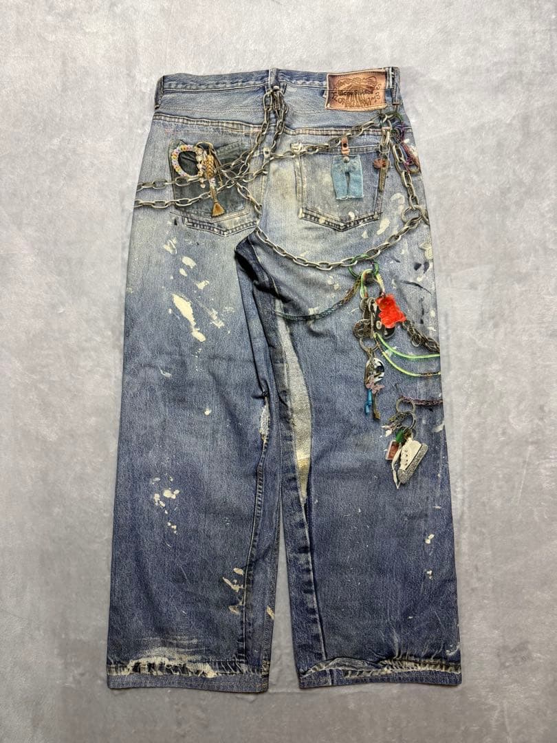 Acne Studios 1981M トロンプルイユ キーチェーンデニム