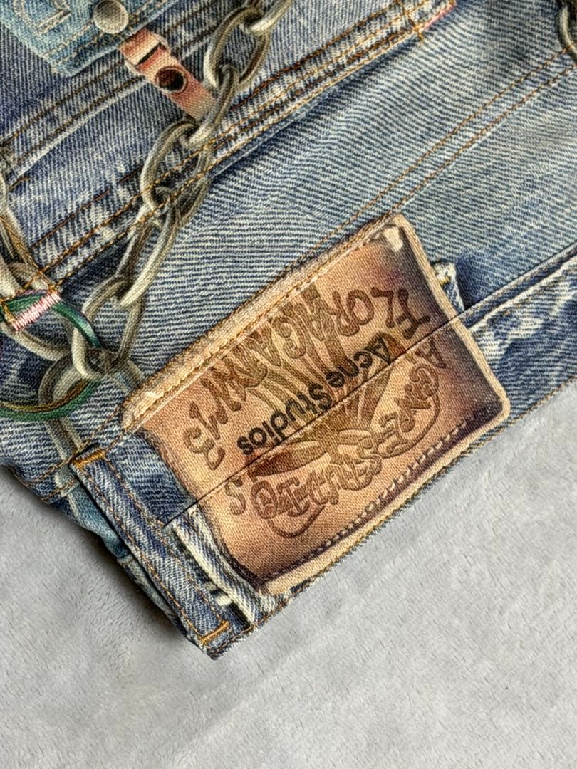 Acne Studios 1981M トロンプルイユ キーチェーンデニム