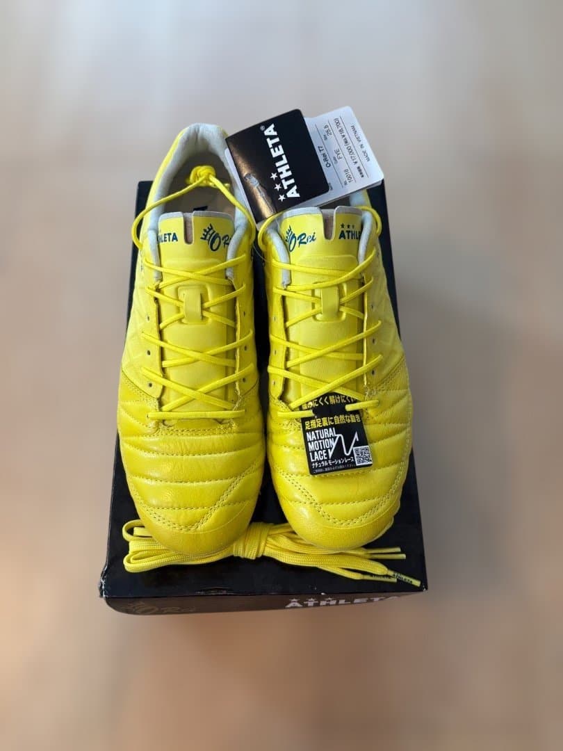 Dala　ATHLETA サッカースパイク イエロー　o-rei T7