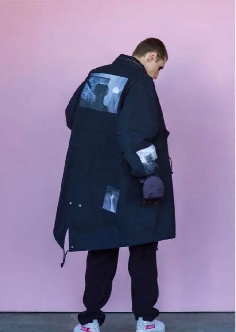 アンダーカバーpsychoジャガードパッチモッズコート