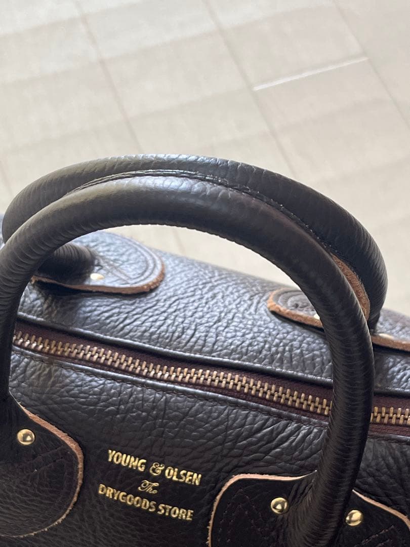 FRAMeWORK YOUNGOLSEN 別注ミニボストンバック　ブラウン