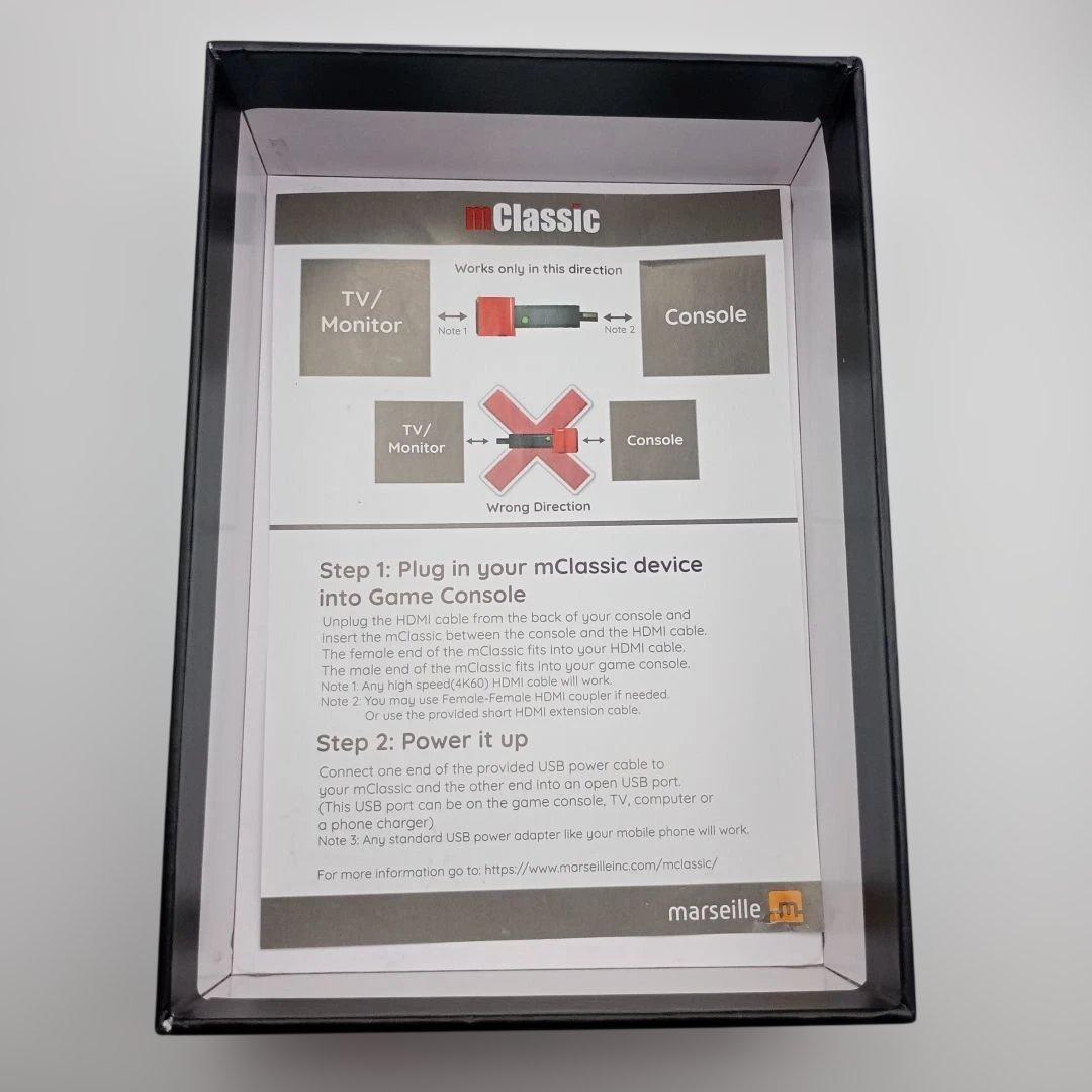 Marseille mClassic HDMIアップスケーラー 動作確認済み