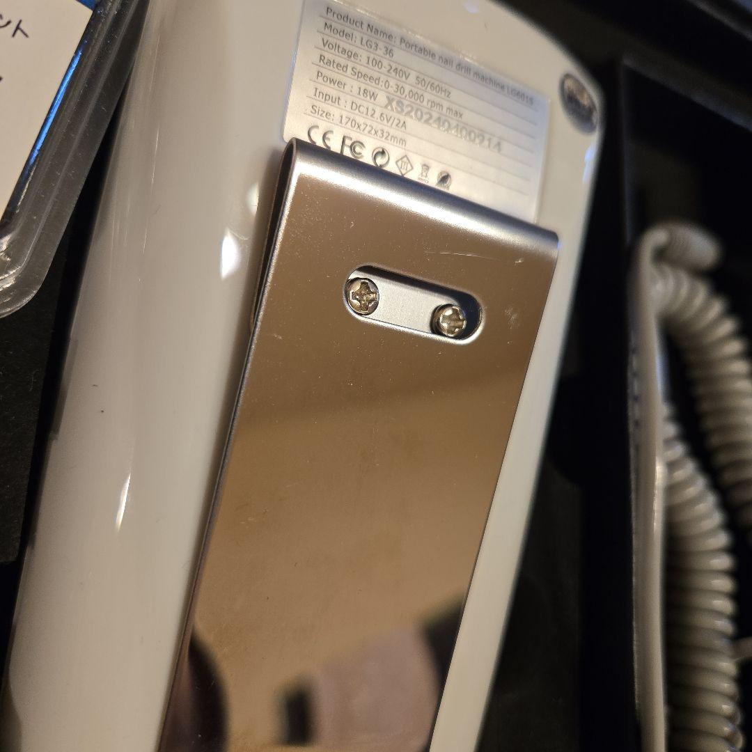 LUGX 電動ネイルマシン 30000RPM プロネイル ドリル 研磨 爪磨き