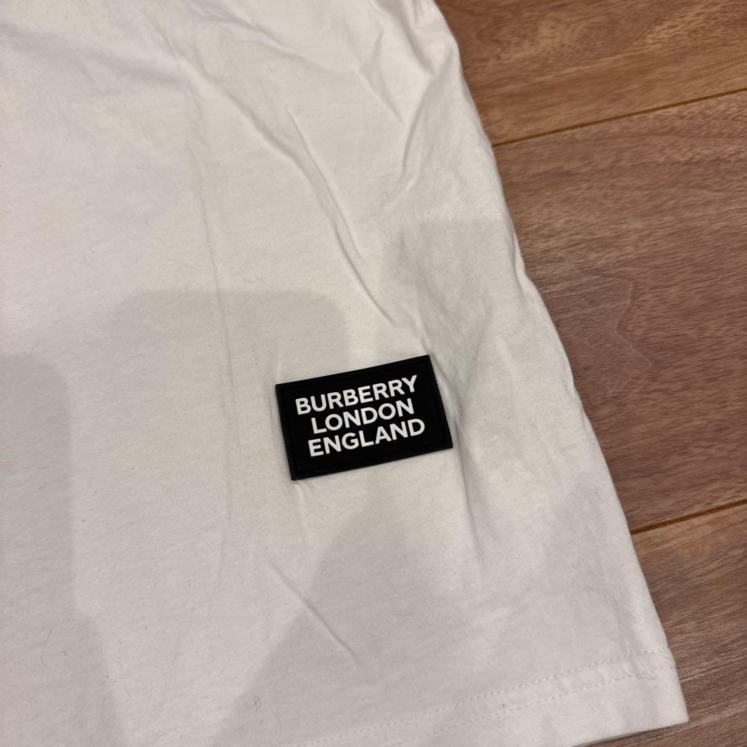 BURBERRY Tシャツ ホワイト/レッド/ブラック