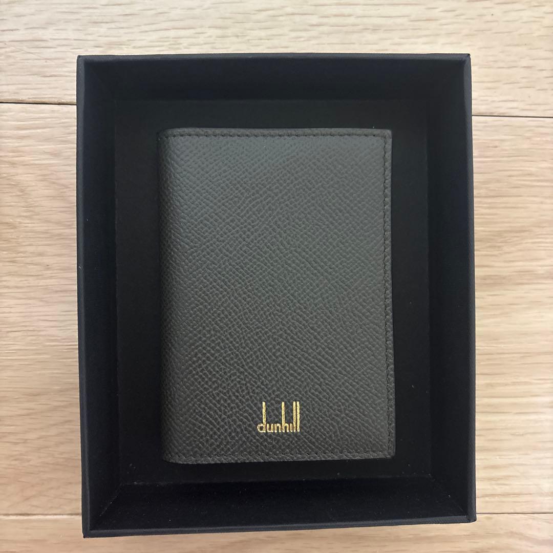 【未使用】dunhill ダンヒル 名刺入れ レザー ビジネス ブラック