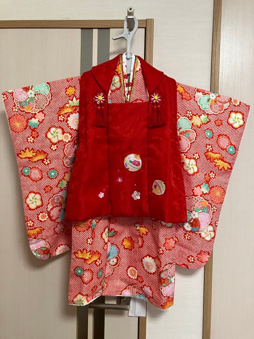 3歳 女の子 七五三 着物セット 双子