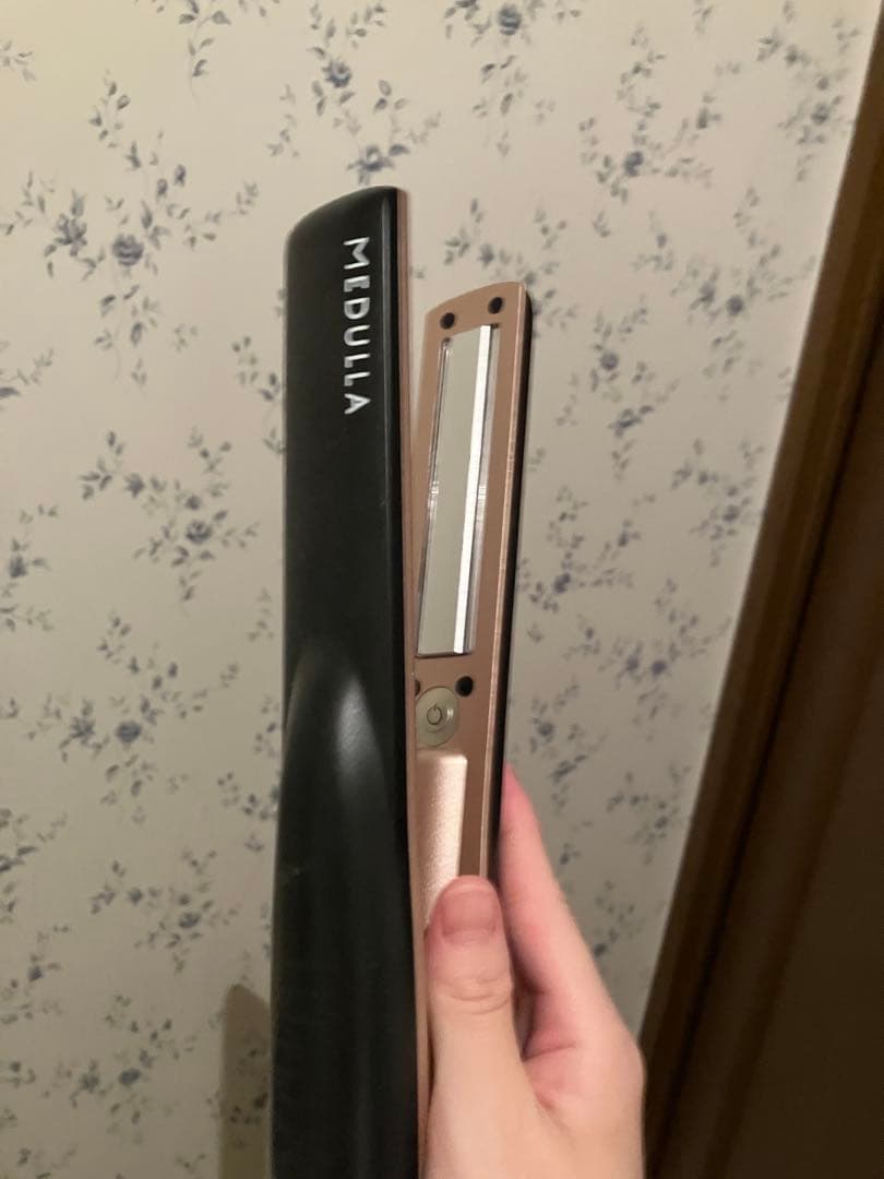 MIDULIA ヘアアイロン ブラック/ローズゴールド