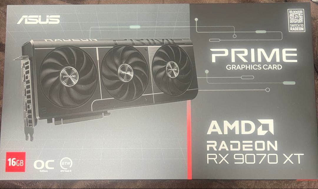 グラフィックボード・グラボ・ビデオカード ASUS Radeon RX 9070XT 16GB OC