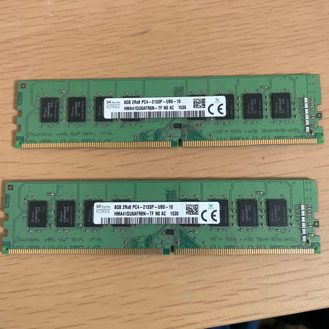 8GB pc4メモリセット