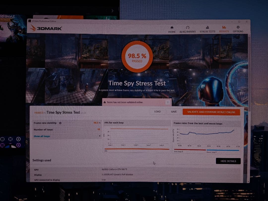 ASUS Strix GTX980Ti 6GB ゲーミングGPU動作済み高品質