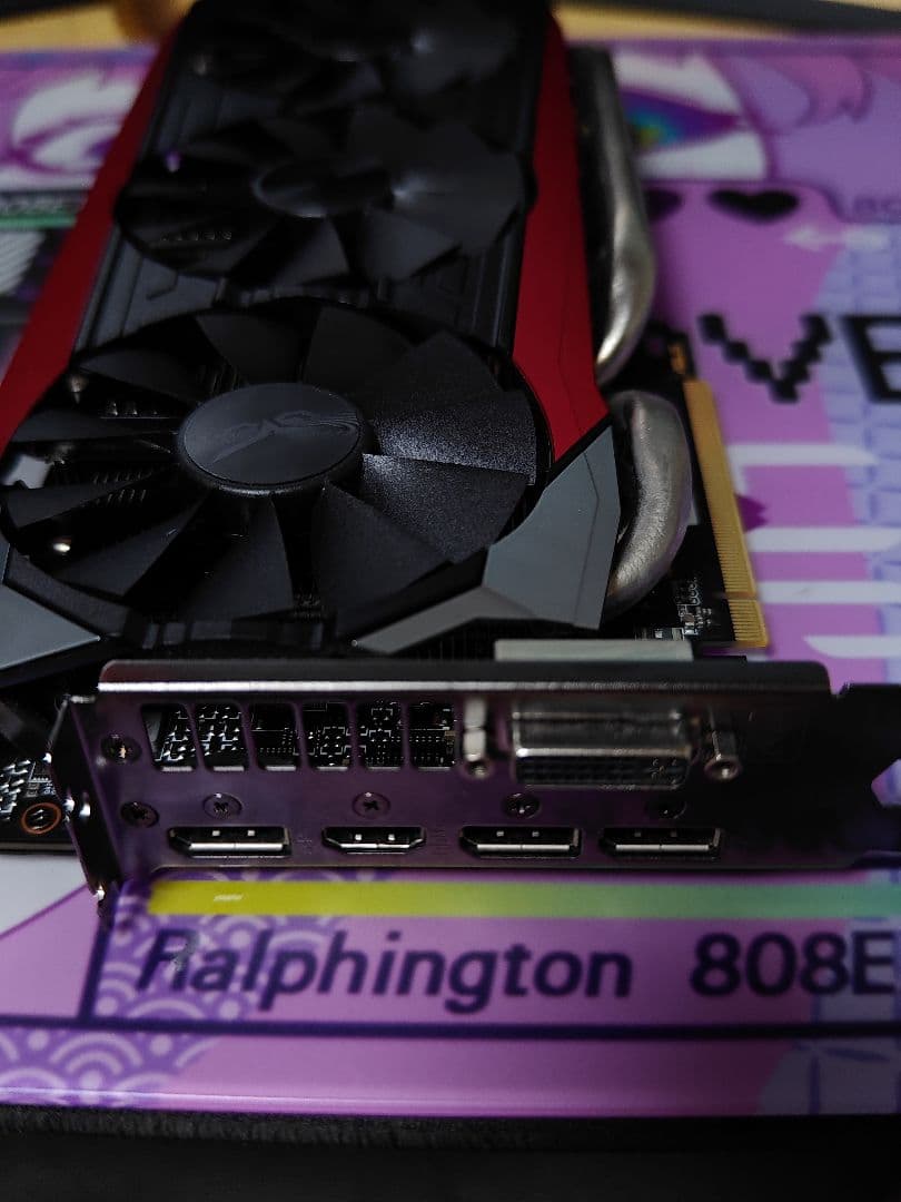 ASUS Strix GTX980Ti 6GB ゲーミングGPU動作済み高品質