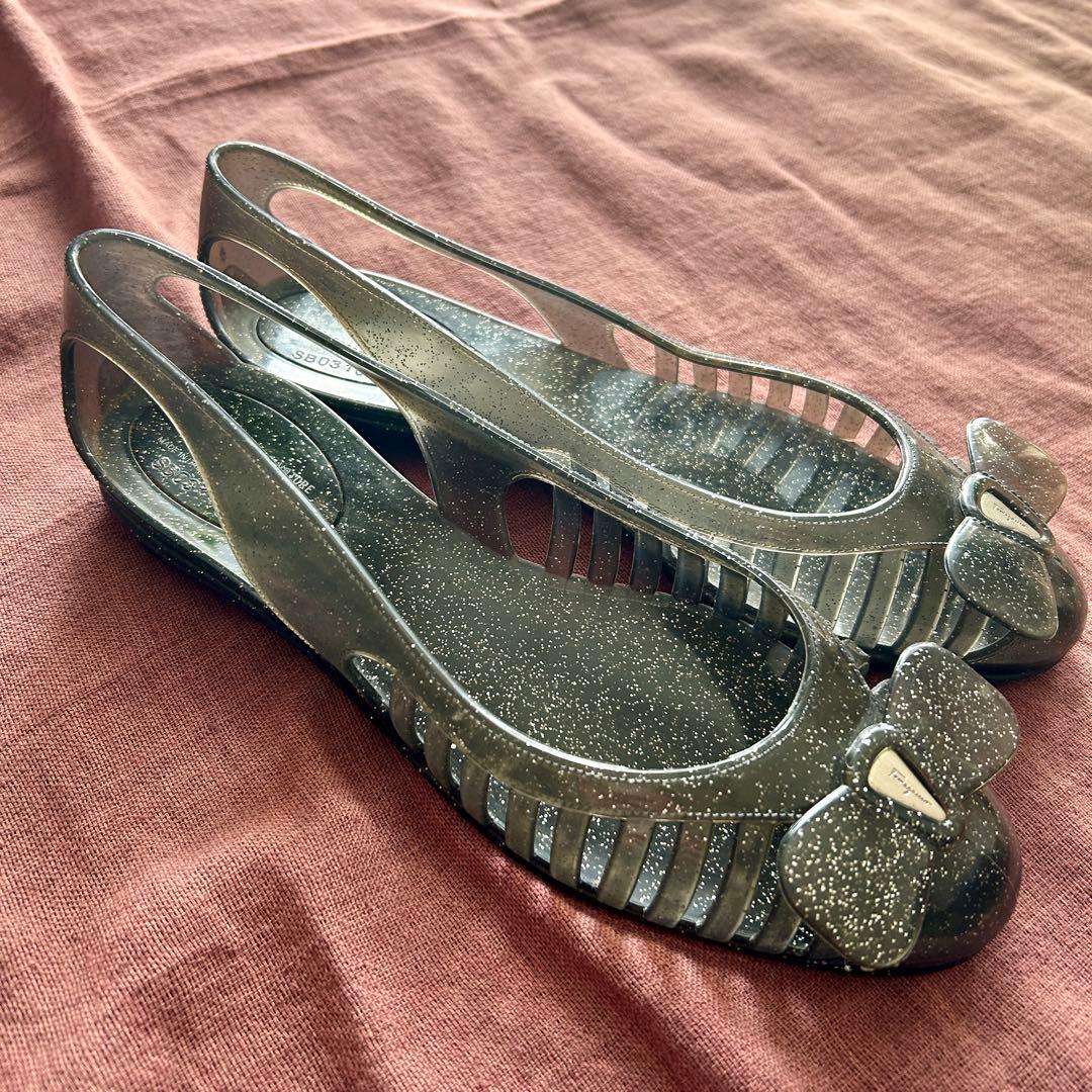 s*o様 サルバトーレ　フェラガモ　Ferragamo PVC フラットシューズ
