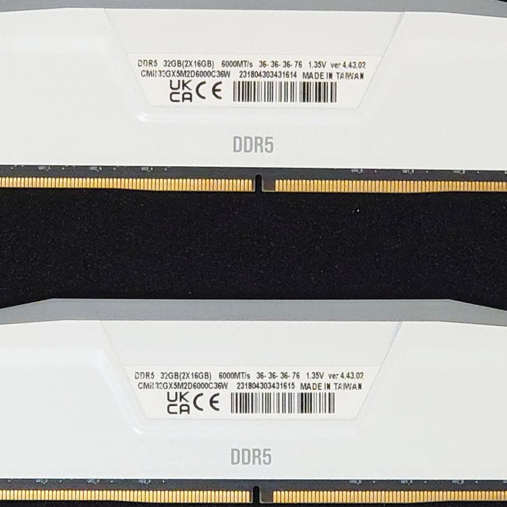 Vengeance DDR5 6000 32GB (16GB×2)