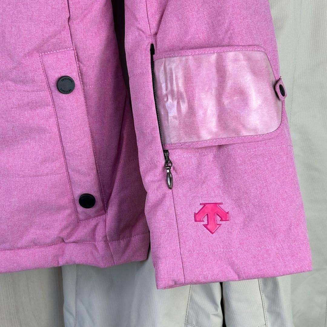 DESCENTE ピンク スキーウェア 上9号 下11号