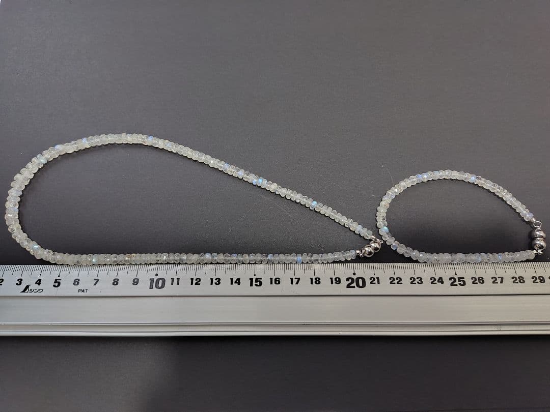 gstv Silverムーンストーンネックレス＆ブレスレット　付属品なし