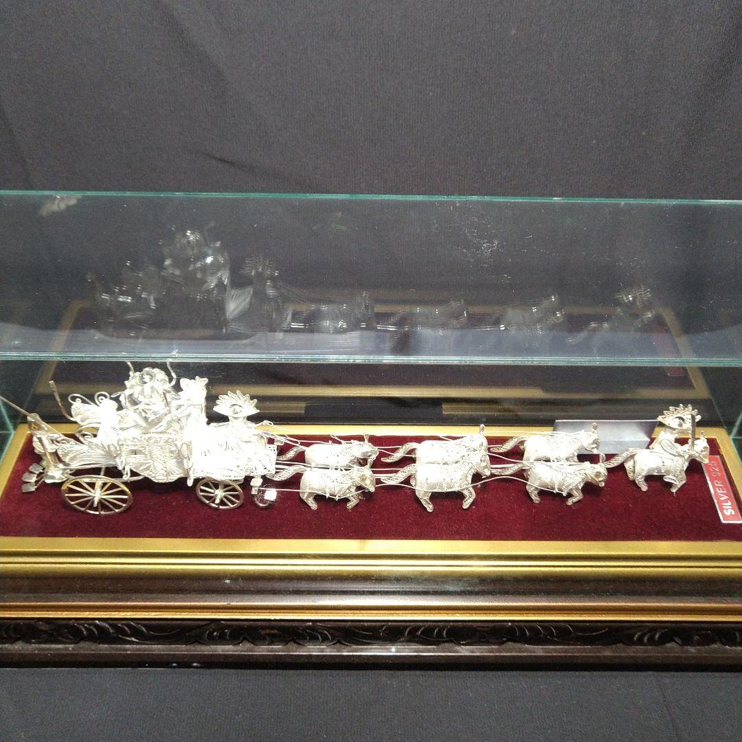 銀製　 馬車　置物　SILVER 925