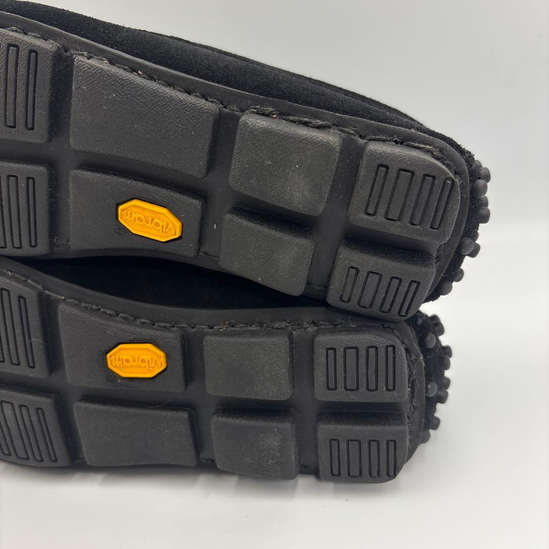 新品級✨TOD'S トッズ　ダブルT ブラック　スエード　ローファー　ビブラム